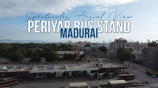 பெரியார் பேருந்து நிலையம் வான்வழி பார்வை Madurai Periyar Bus Stand Aerial View