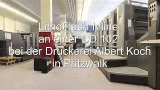 LithoFlash Inline im Einsatz bei der Druckerei Albert Koch in Pritzwalk