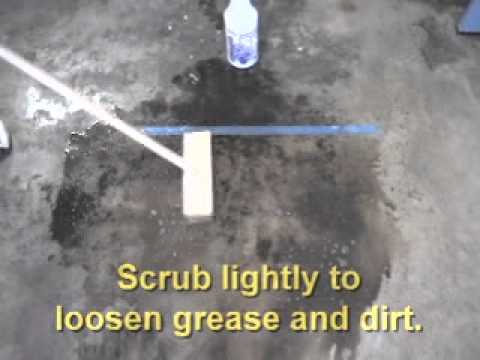 How to get Grease off Concrete Floors with QUICK DEGREASER How to get Grease off Concrete Floors with QUICK DEGREASER