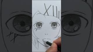 Easy anime drawings | how to draw Juuzou Suzuya - [Tokyo Ghoul] | drawing step by step for beginners