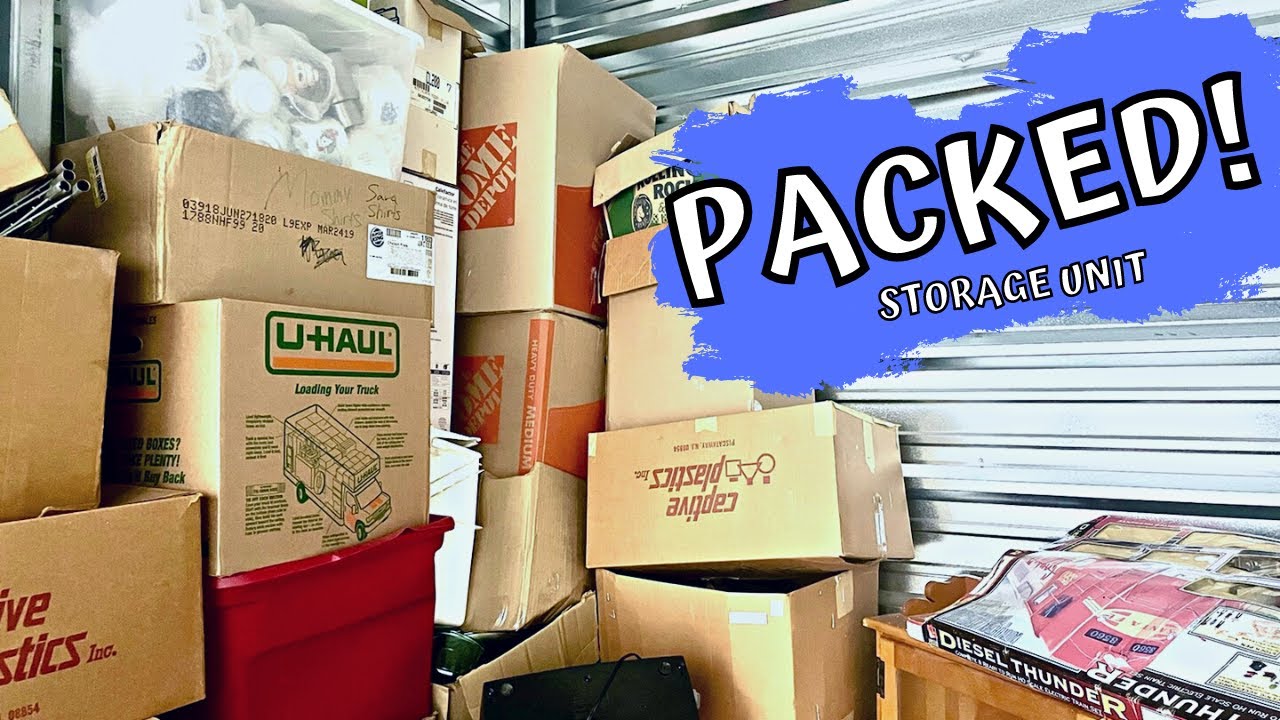 Storage Unit Boxes Filled With Treasures Youtube