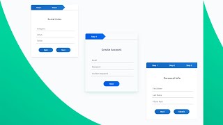 Multi Step Login Form Using HTML CSS &JavaScript |With Source Code |#webdevelopment #loginform #css