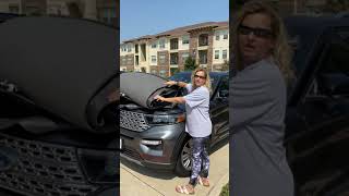 Apartment complex hail storm protection for vehicles when there is no garage or cover parking