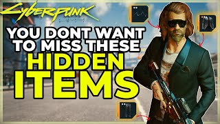 DONT MISS THESE LEGENDARY ITEMS - SECRET AND HIDDEN ITEMS IN CYBERPUNK 2077 BEST LOOKING CLOTHING