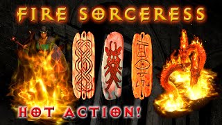 Hot Fire Sorceress Guide - She Bangs P8 Diablo in 2 Seconds! [Diablo 2 Resurrected Character Guide]