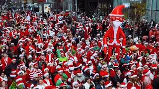 New York City Santacon 2024.🎅 #subscribe #nyc #santacon #SantaConNYC #santaclaus