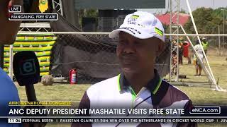 ANC deputy president Mashatile visits Free State