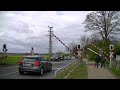 spoorwegovergang lübbecke d railroad crossing bahnübergang