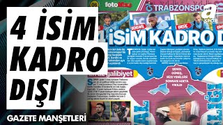 Trabzonspor'da 4 İsim Kadro Dışı / A Spor / Sabah Sporu / 11.11.2024