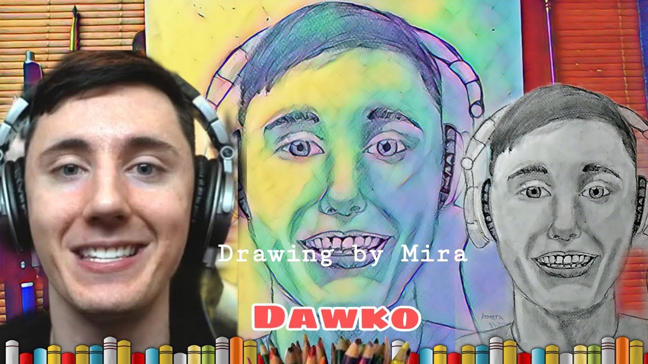 How I Draw Dawko | Art By Mira @Dawko - YouTube