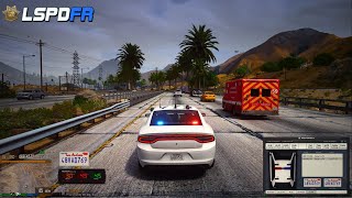 [NO COMMENTARY] GTA V LSPDFR - REALISTIC CALIFORNIA HIGHWAY PATROL | WILD CHASE - CHP