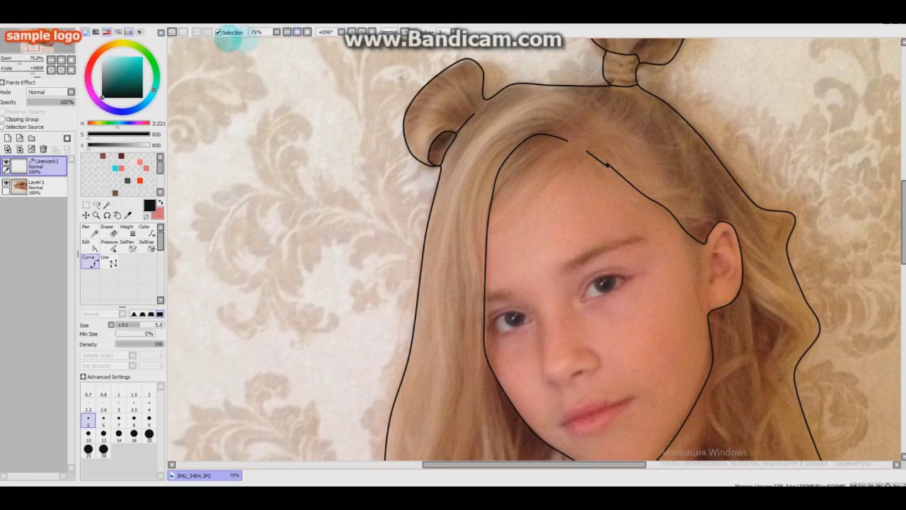 цв арт Speed Art Paint Tool Sai Youtube