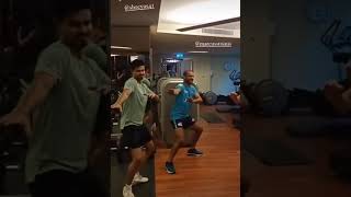 Shikhar Dhawan,Shreyas Iyer and Marcus Stoinis dancing together, Gabbar doing excercise video, #dc