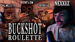 Nexxuz por primera vez en Buckshot Roulette Online con los ARKEANOS 🤣😂