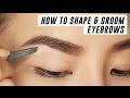 How to Shape & Groom Eyebrows at Home | Tina Yong