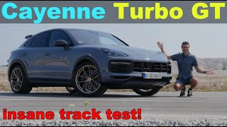 The fastest Porsche Cayenne Turbo GT even jumps on this ridiculous racetrack! DRIVING REVIEW 2022