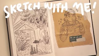 SKETCHBOOK SESSION ☕️ chatty sketch with me!