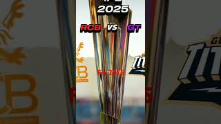 2025 #rcb vs gt