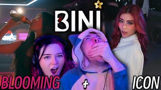 BINI - BLOOMING + PENSHOPPExBINI - ICON REACTION! | Vocal coach & dancer couple react!