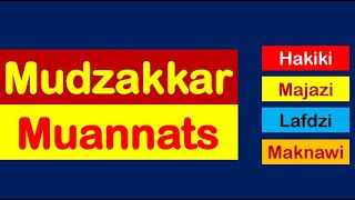 Mudzakar & Muannats Hakiki, Majazi, Lafdzi, Maknawi [LENGKAP] - Maknawi Institute