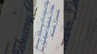 How to improve writing skill || Handwriting practice || Months name || #art