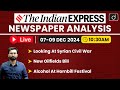 LIVE Newspaper Analysis | 09 December 2024 | The Indian Express | Drishti IAS English