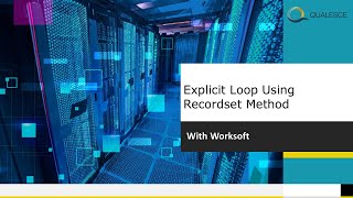 Explicit Loop Using Recordset Method