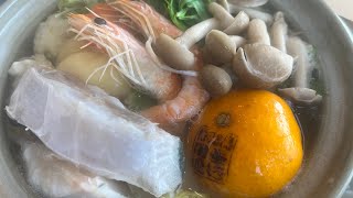 【周防大島名物！みかん鍋を食べてみた】