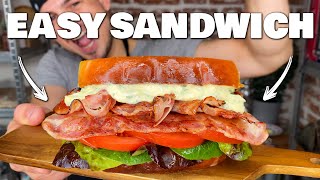 HOMEMADE BLT 🥓🍅🥬 Sandwich 🥪 | STREETFOOD at Home