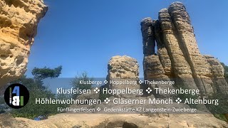 Klusberge, Hoppelberg, Thekenberge, Wanderung, Schloss, Langenstein, Höhlenwohnungen, KZ Langenstein