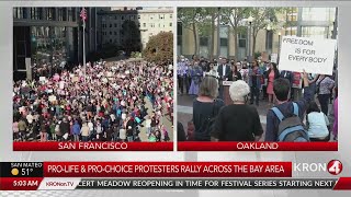 Protesters rally across Bay Area after SCOTUS leak
