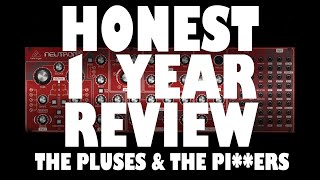 Behringer Neutron Semi-Modular Analogue / Analog Synth: 1 year honest unbiased review - Pros \u0026 Cons