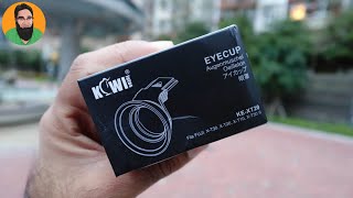 Kiwifotos Viewfinder Eyecup for X-T5, X-T4 and X-T30 Review