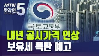 내년 공시가격 높아진다…부동산시장 투심 꺾일까 / 머니투데이방송 (뉴스)