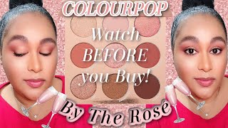 NEW PERFECT Pink VALENTINE DAY Palette?! COLOURPOP By the Rosé l Look and Review