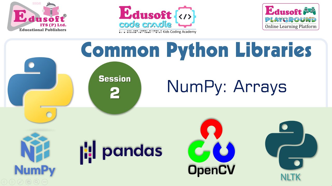 Common Python Libraries - NumPy: Arrays - YouTube