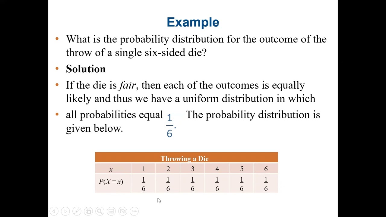 Statistics And Probability: Discrete Uniform Distribution Concepts ...