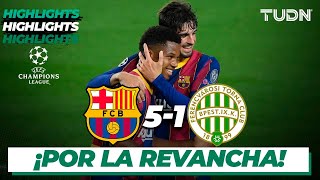 Highlights | Barcelona 5-1 Ferencvaros | Champions League 2020/21 - J1 | TUDN