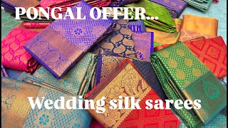 🛑LIVE PONGAL OFFER SEMI SILK SAREES 🛑