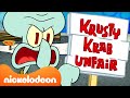 SpongeBob | Squidward Benci Pekerjaannya selama 60 Menit Berturut-Turut 😤  | Nickelodeon Bahasa