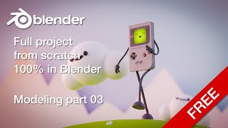 BLENDER Hard surface modeling like a pro : THE GAMEBOY PROJECT PART 03