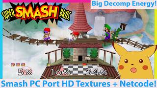 Super Smash Bros PC Port Hits V1.0! HD Textures and Netcode + Android Support
