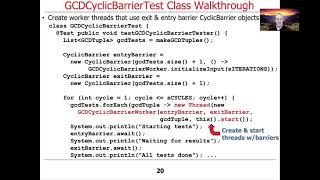 Example Application of Java CyclicBarrier