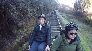 Skunk Train Railbikes in Fort Bragg California