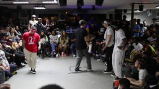 TOBOOGS \u0026 JR TACO VS POPPIN C \u0026 NESS 1/8 FINALS POPPING : JUSTE DEBOUT 2016