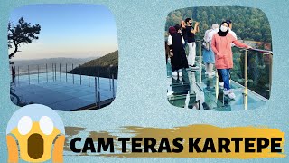 CAM TERAS KARTEPE (BU ZEMİNDE YERE BAKMAK ÇOK ZOR)😳😱😥