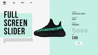 Full Screen Slider | Mouse Event | CSS - JQUERY Tutorial
