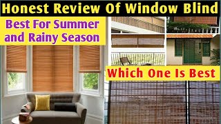 Amazon Roller Up Window Blind for Exterior/ Genuine Review/ Best for Summer \u0026 Rainy Season