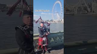 Scottish bagpiper in London#youtubeshorts #shortsvideo #