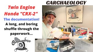 Carchaeology: Twin Engine Honda CRX Project, the long paper trail!